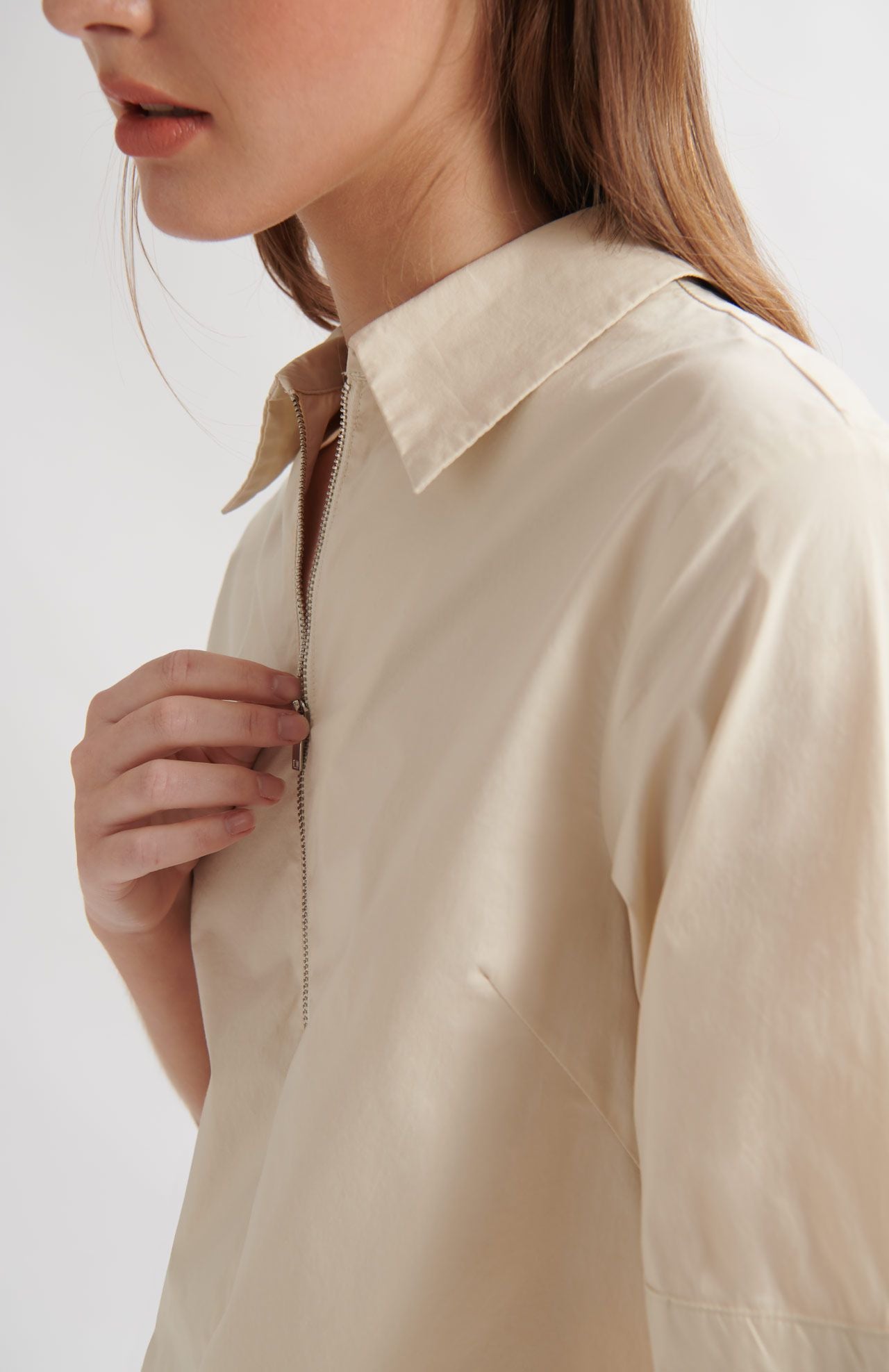 Garai Dress - Creme