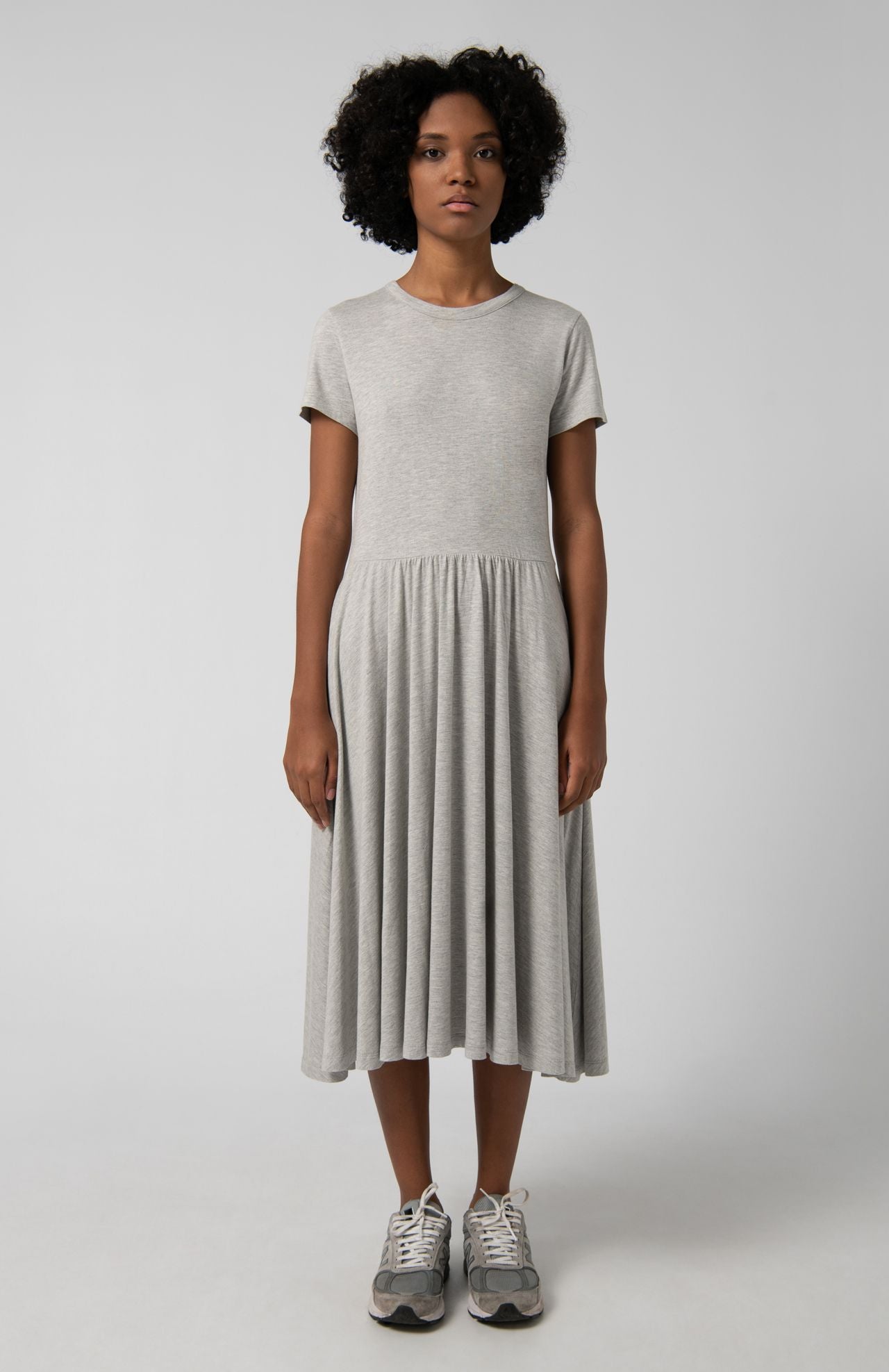 Loreak - Paige Dress - Light Grey Vigore
