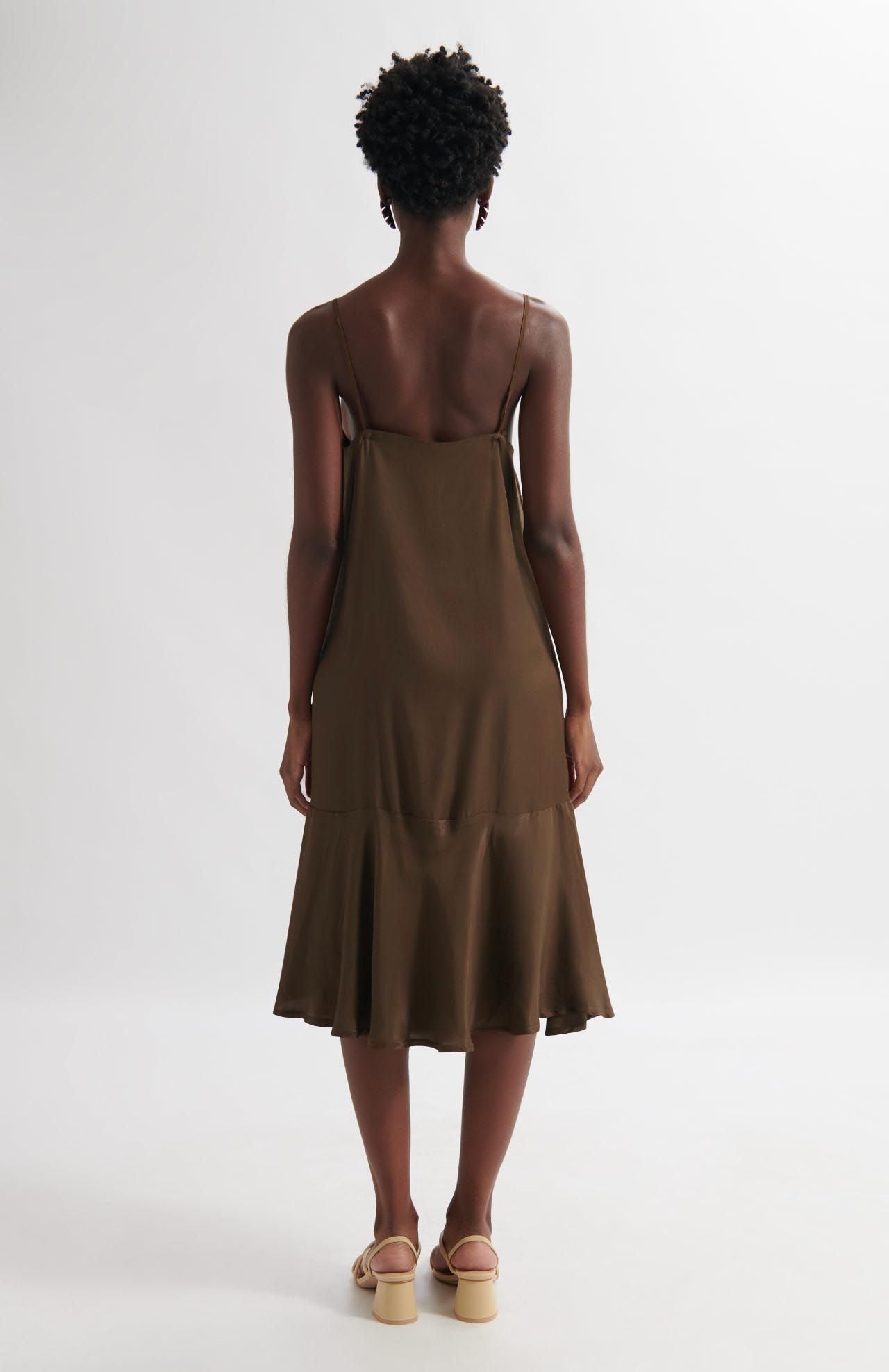 Daria Dress - Brown