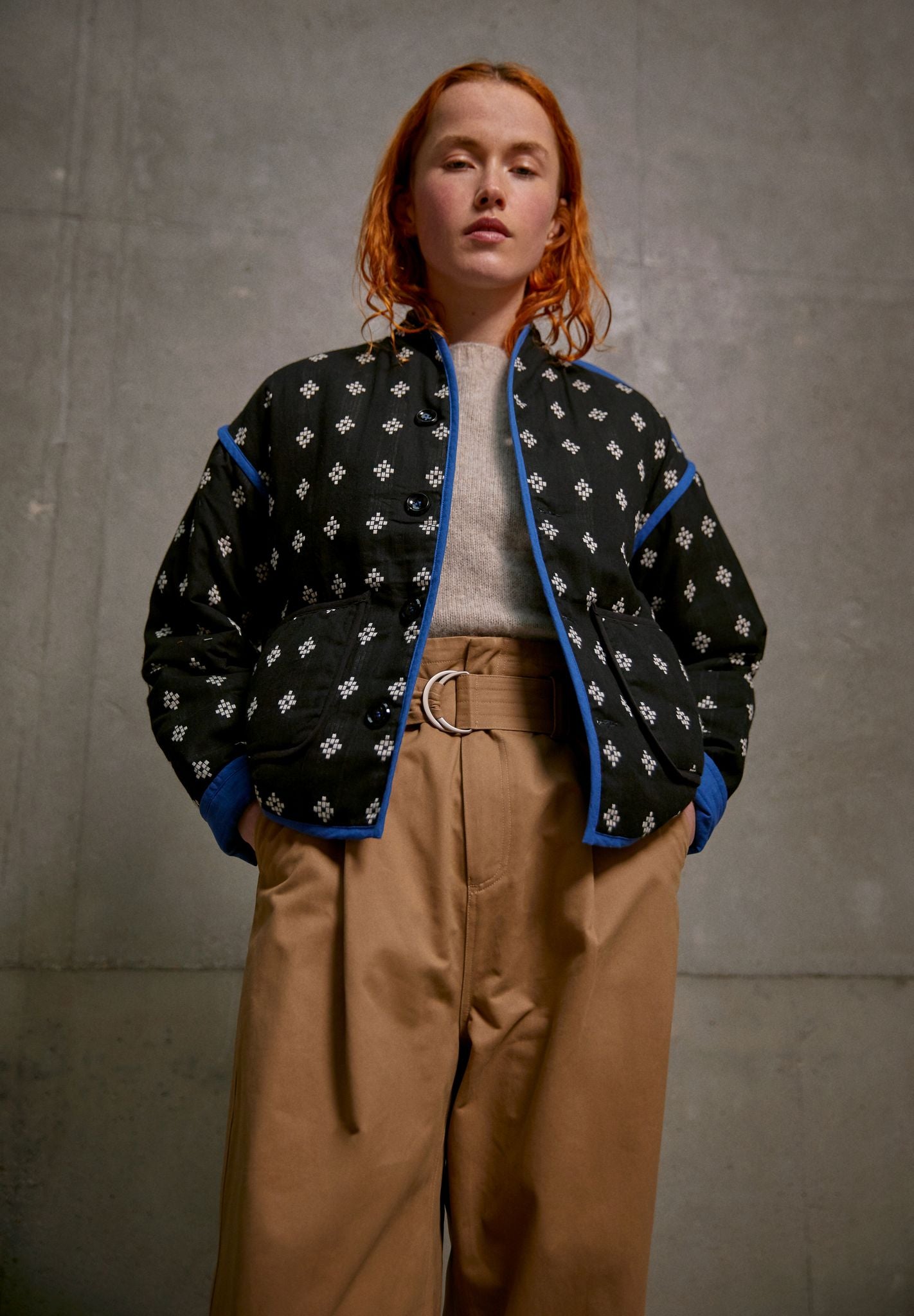 Pan Jacket - Black/Blue Reversible