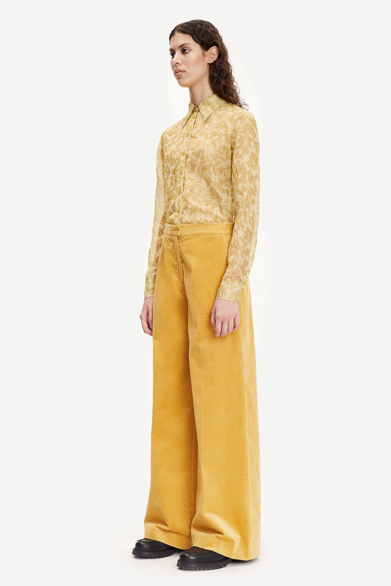 Collot Trousers - Ochre Melange