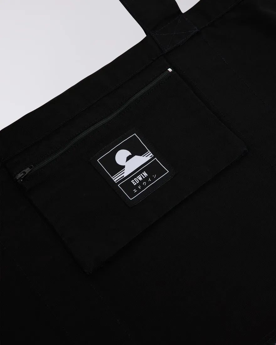 Roy Tote Bag (Panama Canvas) - Black/Gyo