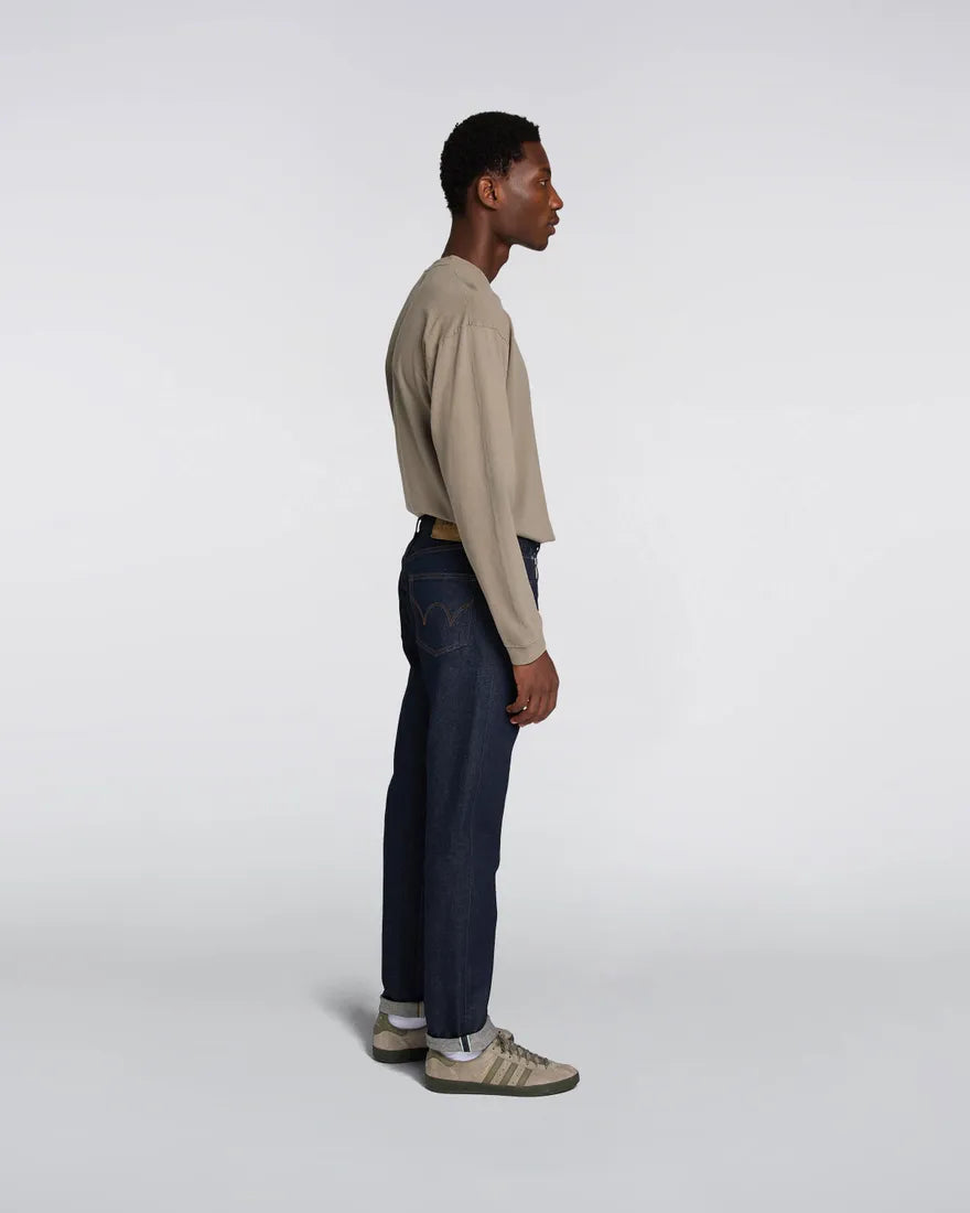 Slim Tapered - 12.5oz Green White Stretch Selvage - Blue/Rinsed