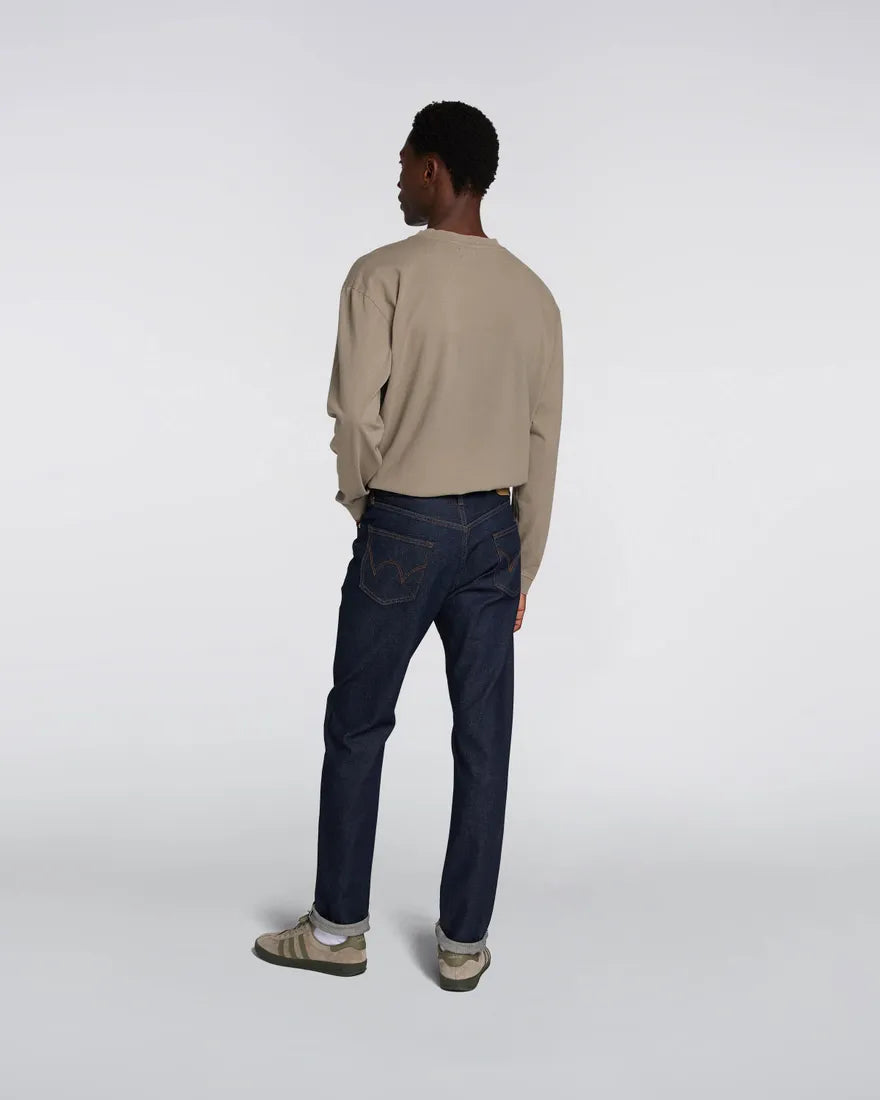 Slim Tapered - 12.5oz Green White Stretch Selvage - Blue/Rinsed