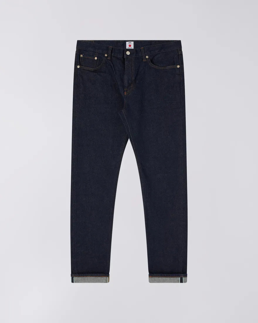 Slim Tapered - 12.5oz Green White Stretch Selvage - Blue/Rinsed