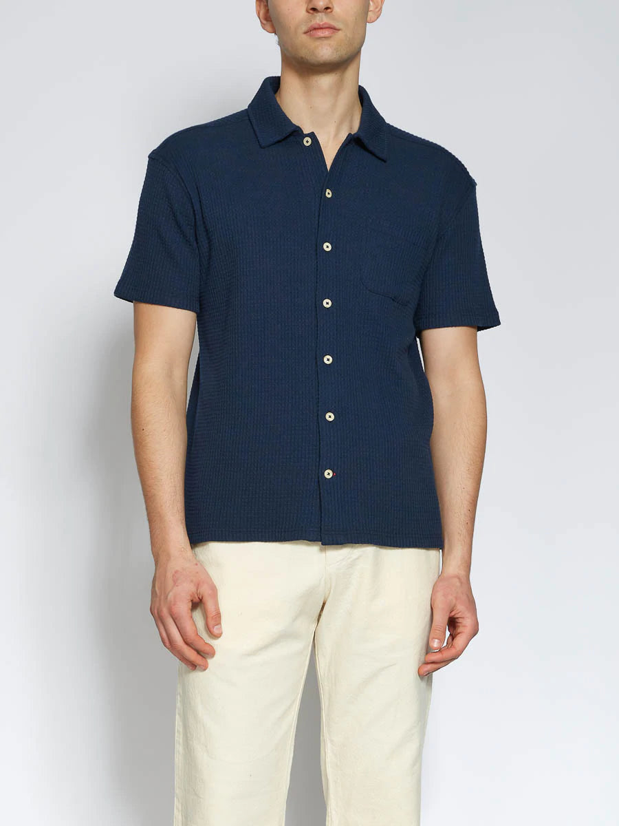 Riviera SS Jersey Shirt Morval - Navy