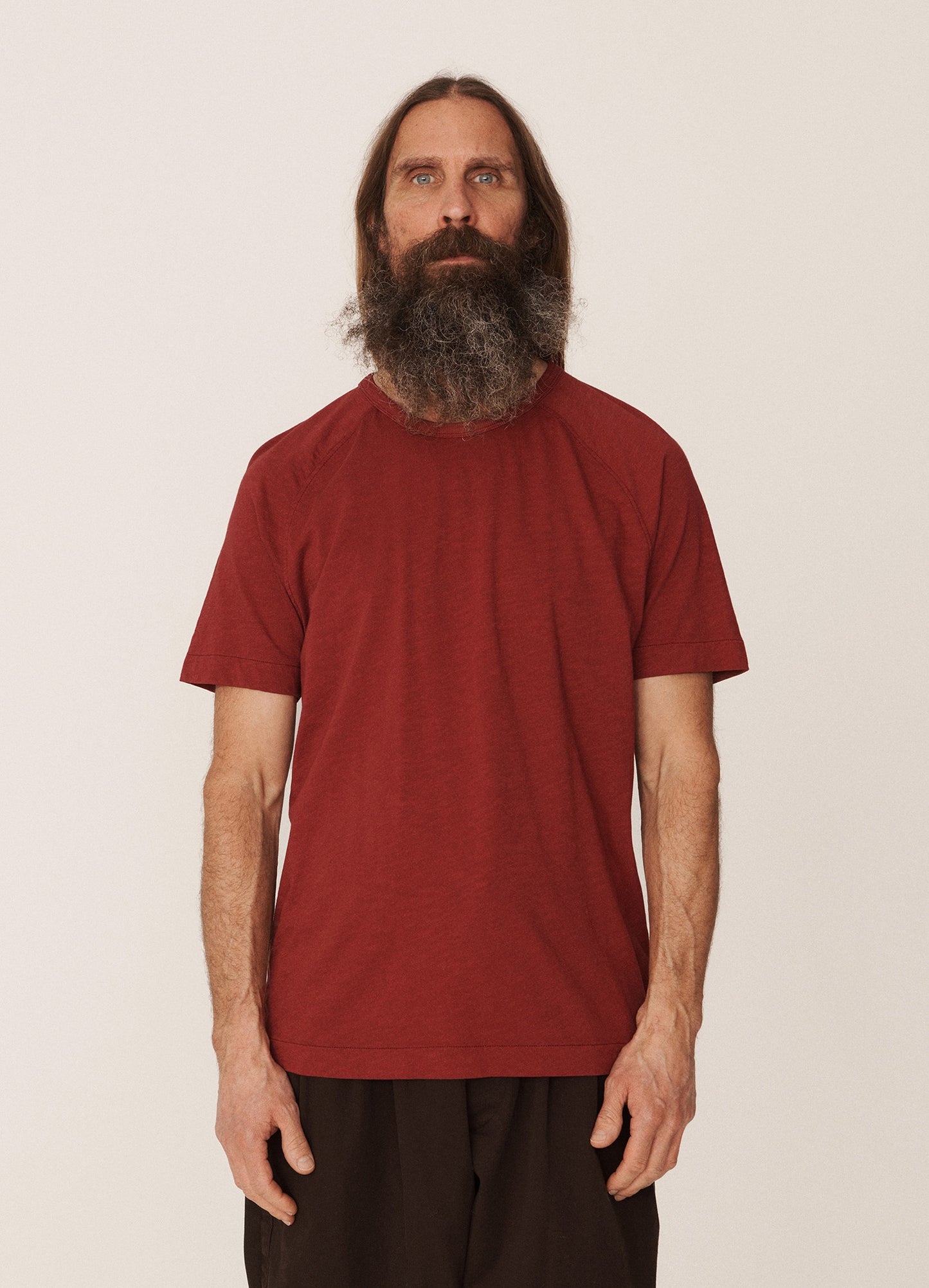 Television Raglan T-Shirt - Burgundy