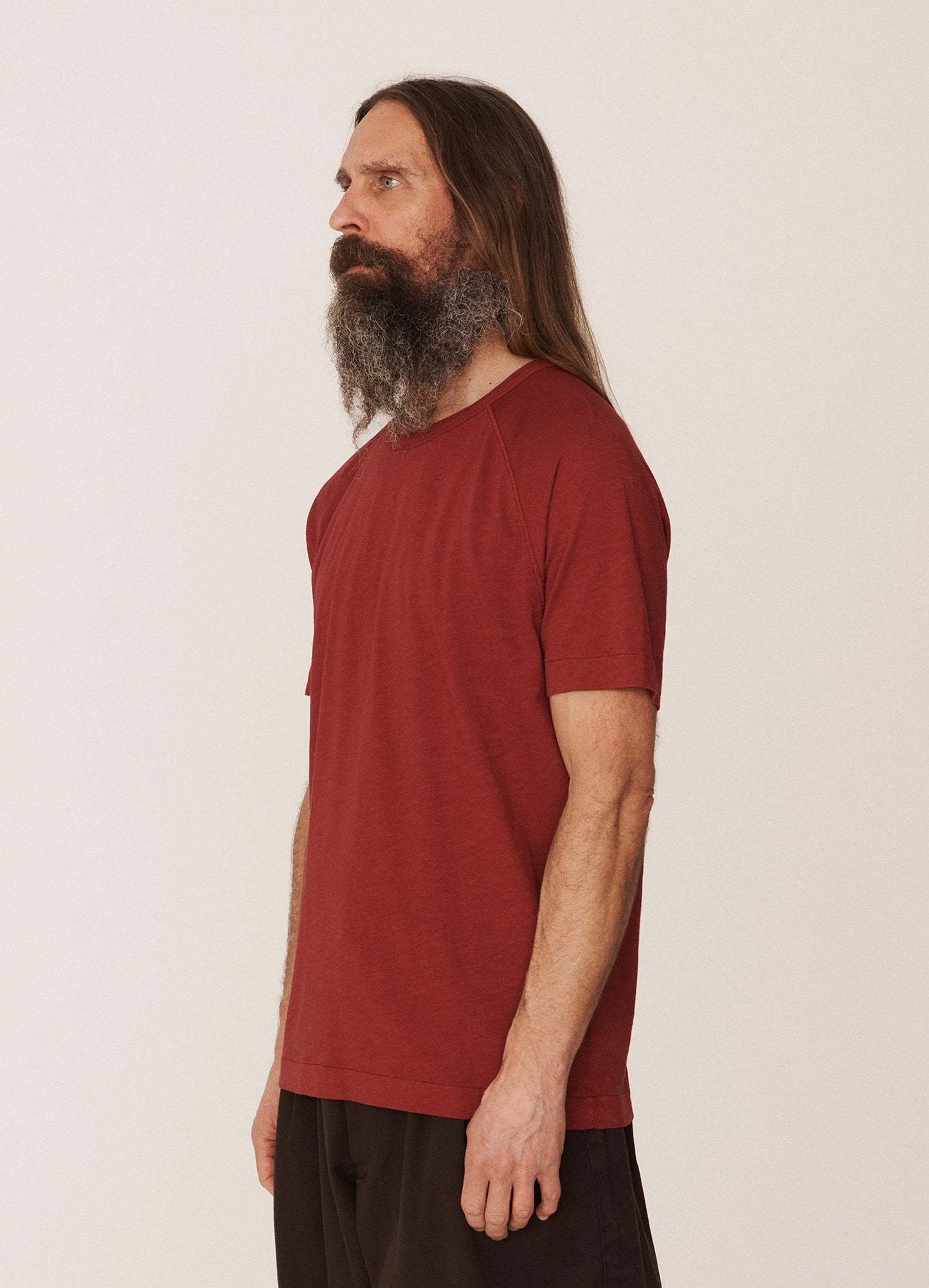 Television Raglan T-Shirt - Burgundy