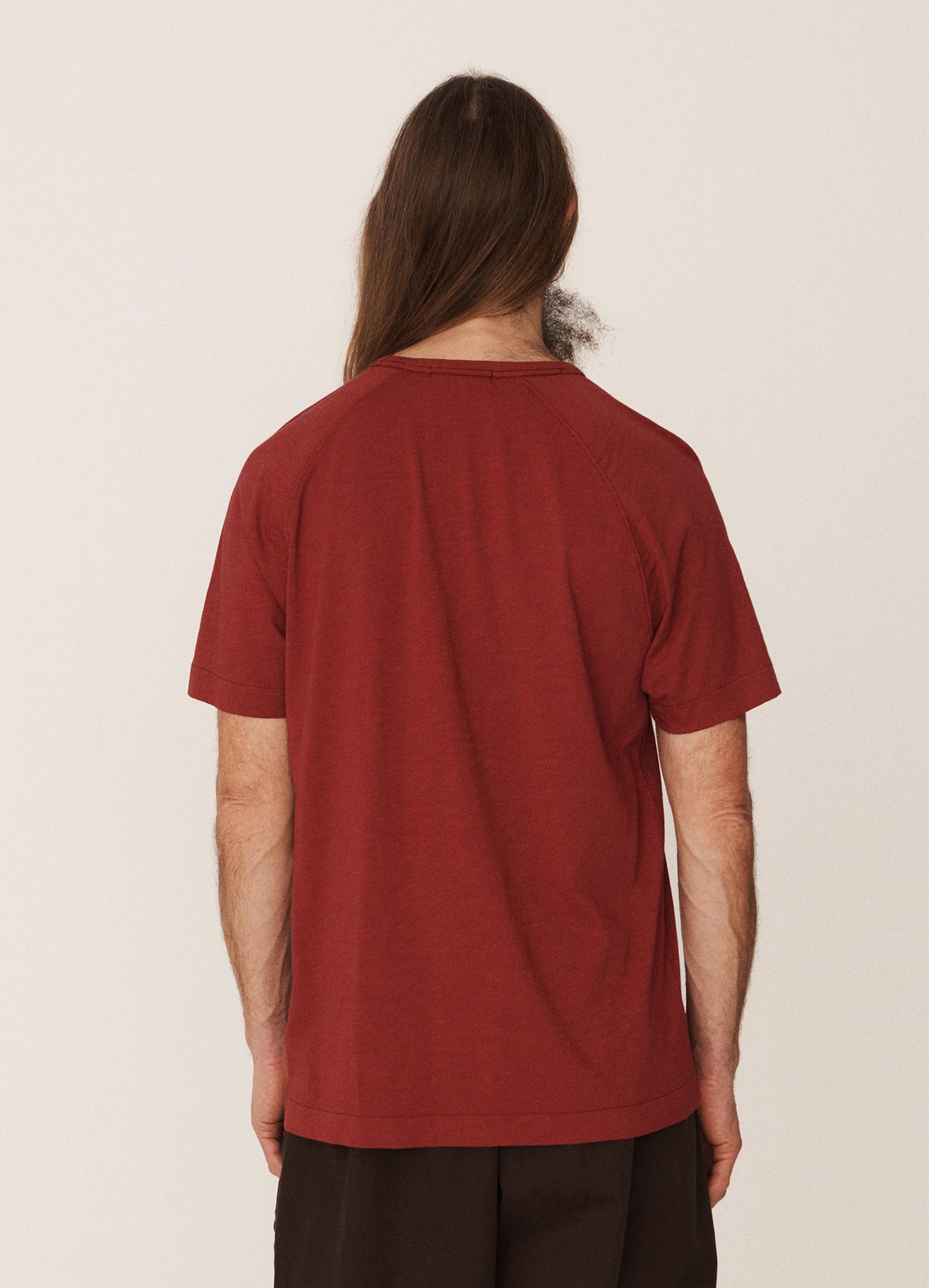 Television Raglan T-Shirt - Burgundy