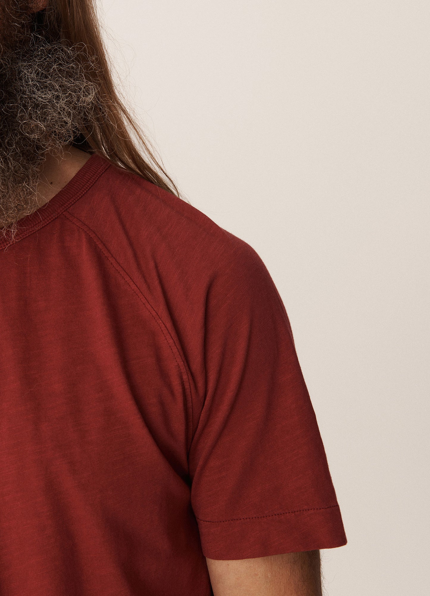 Television Raglan T-Shirt - Burgundy