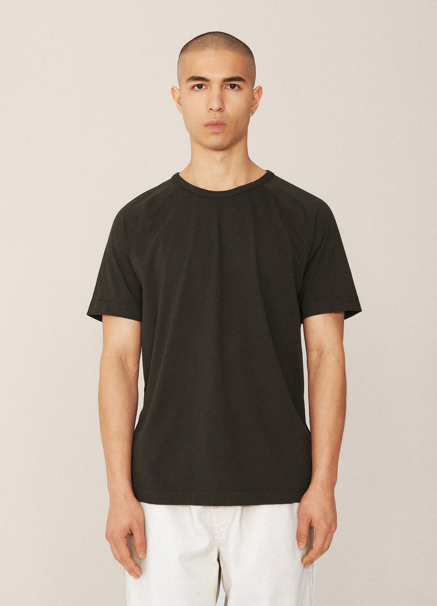 Television Raglan T-Shirt - Black