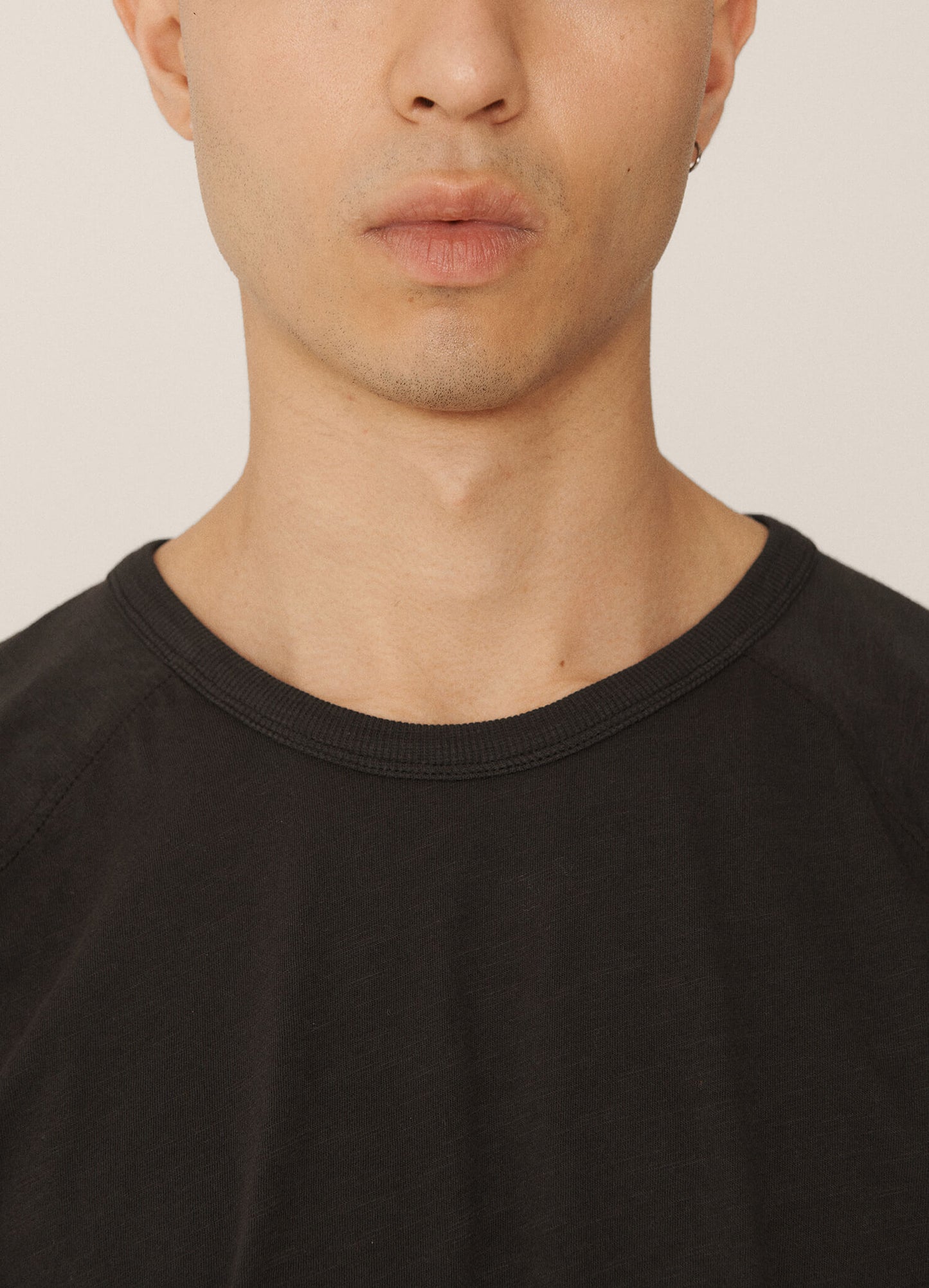 Television Raglan T-Shirt - Black