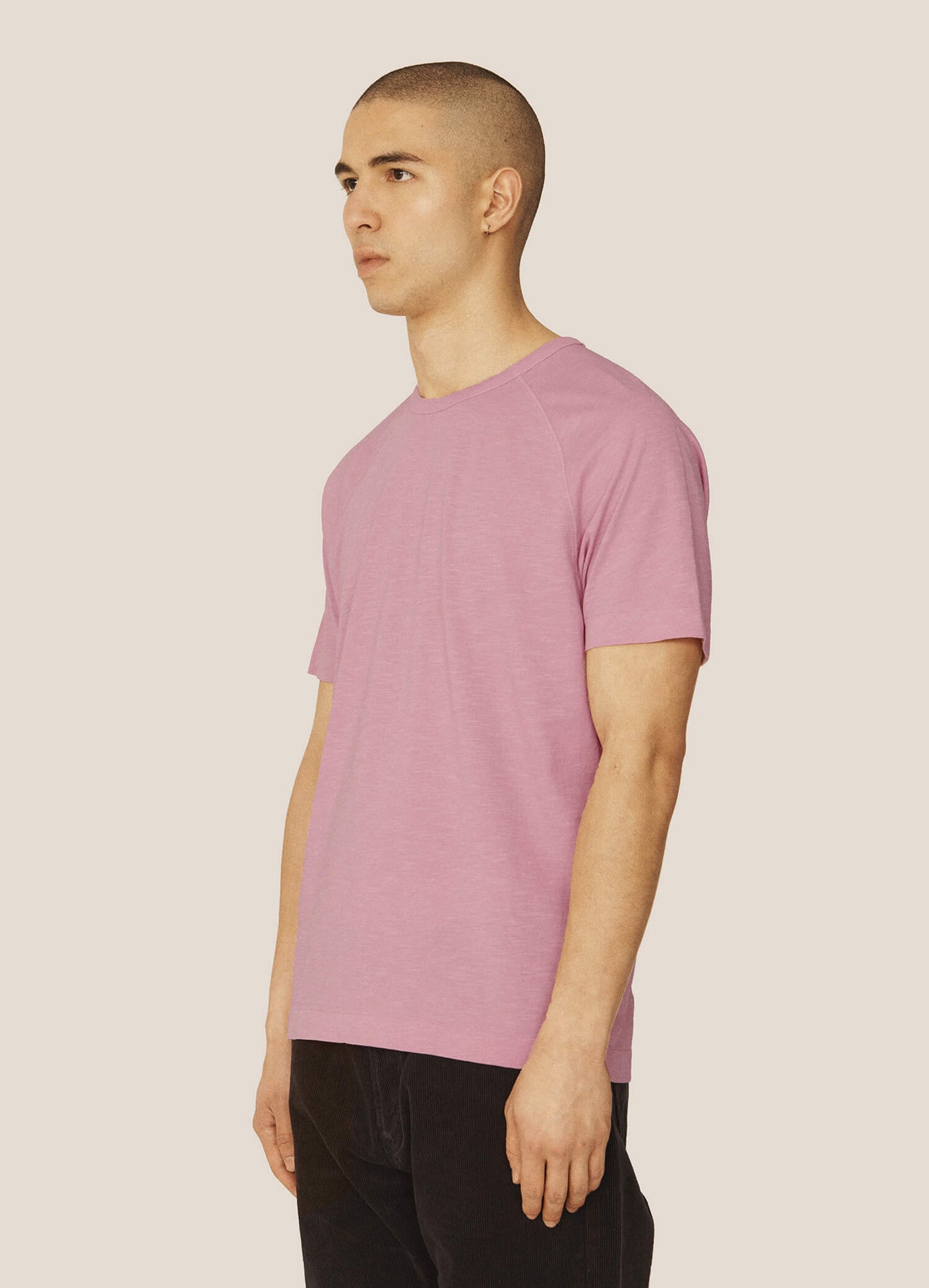 Television Raglan T-Shirt - Pink