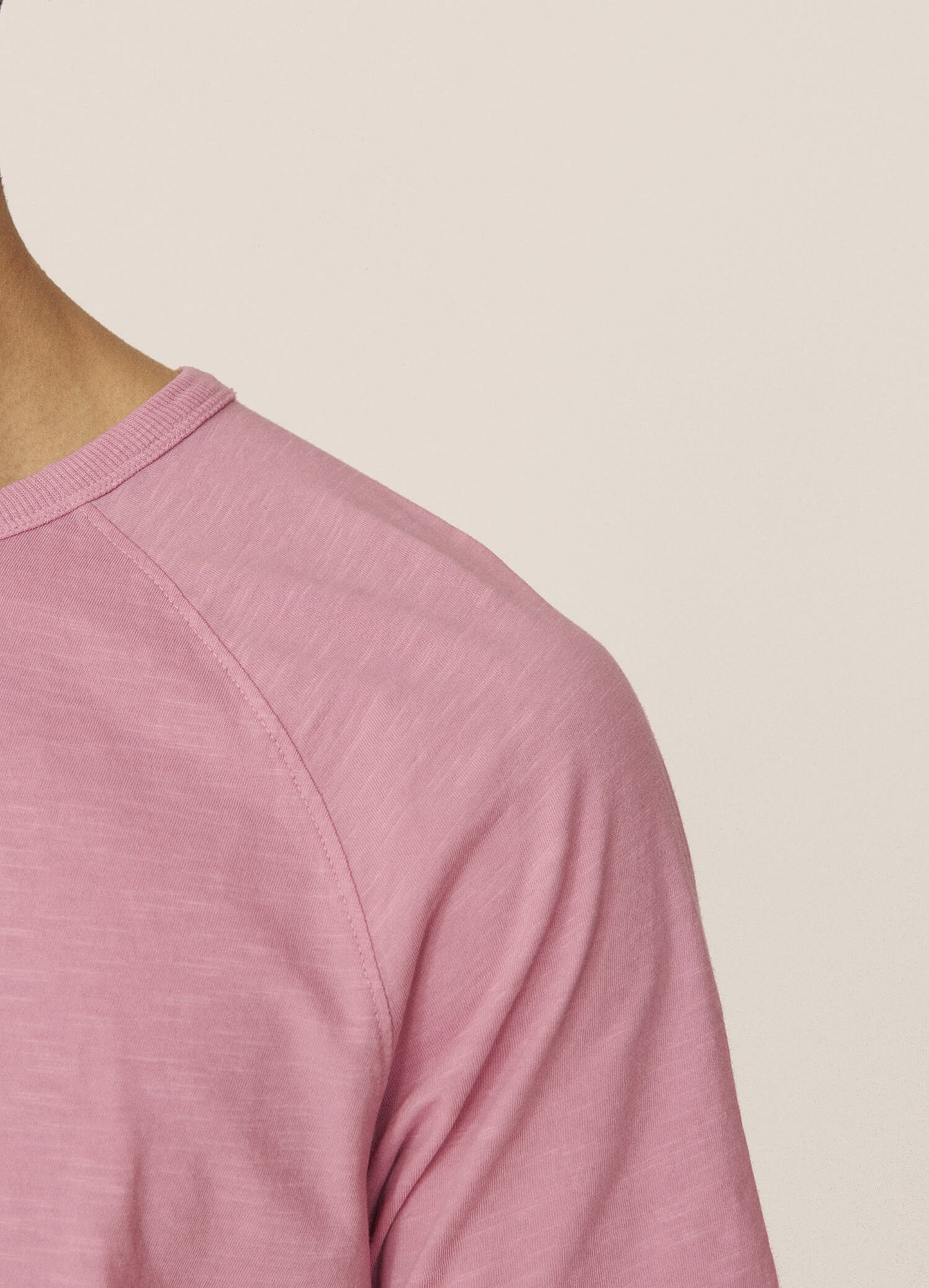 Television Raglan T-Shirt - Pink