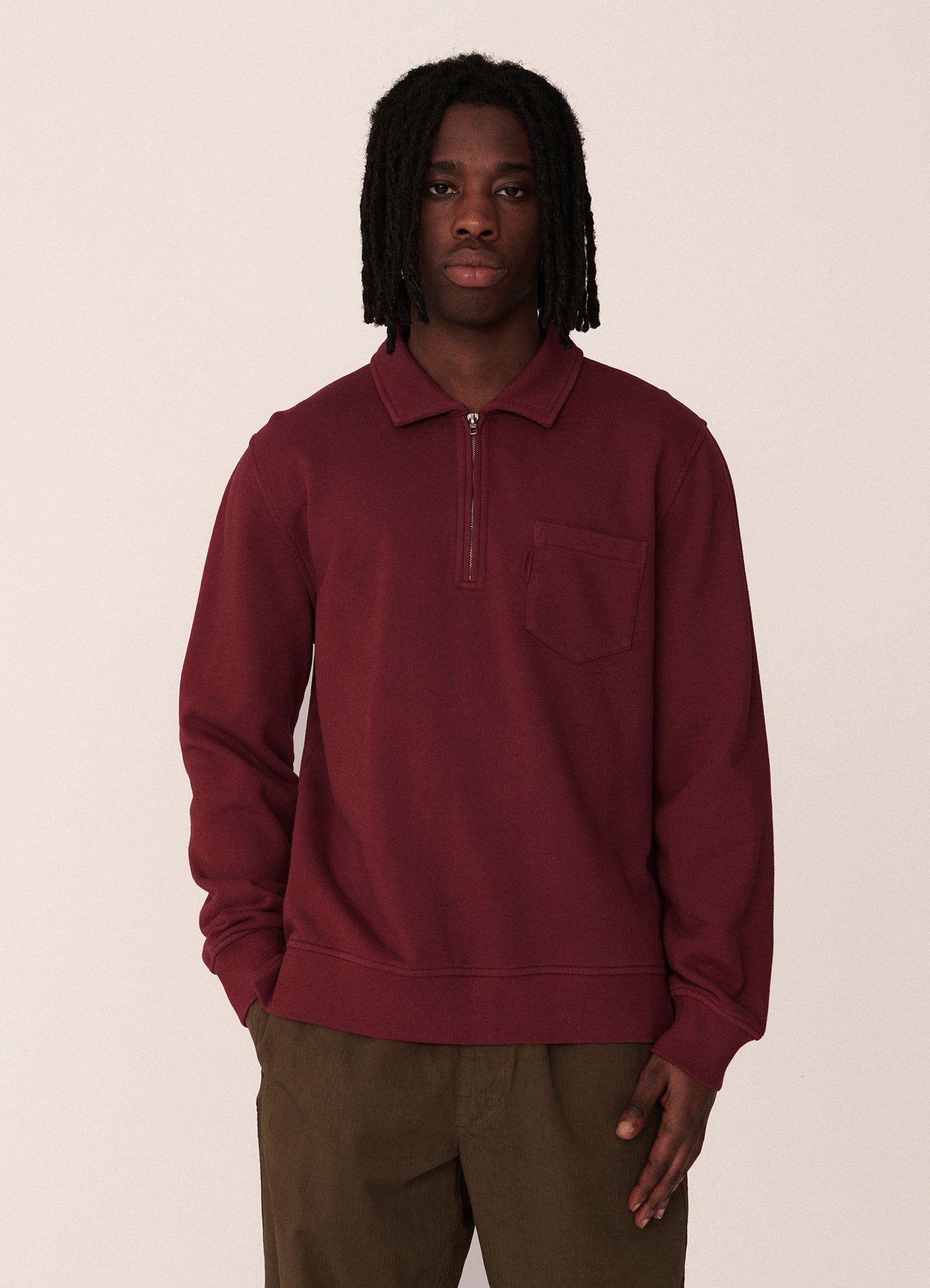 Sugden Sweatshirt - Burgundy