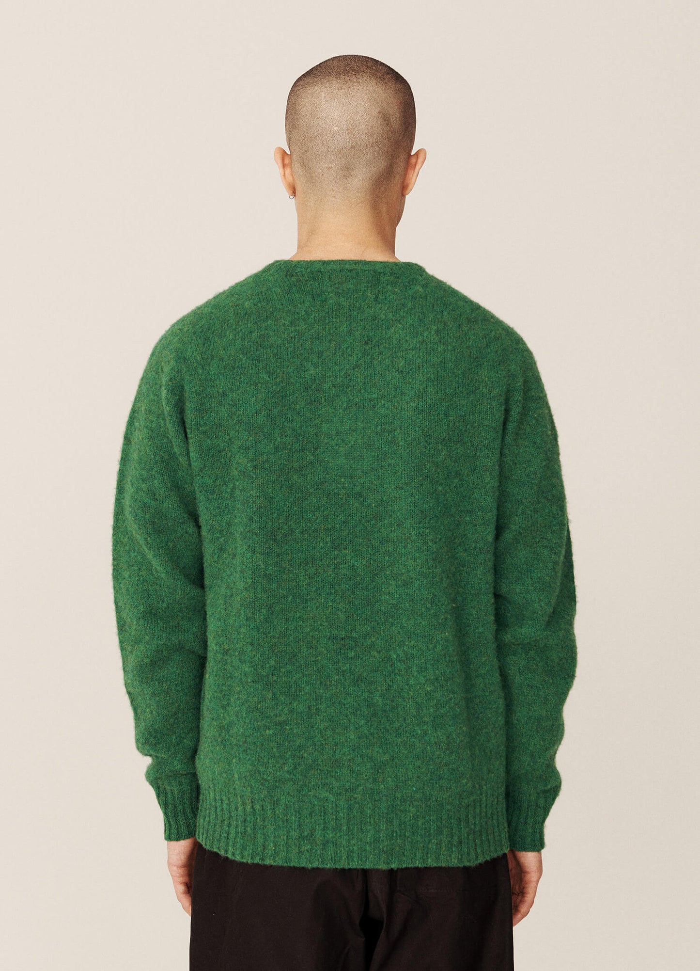 Suedehead Crew Neck Knit - Green