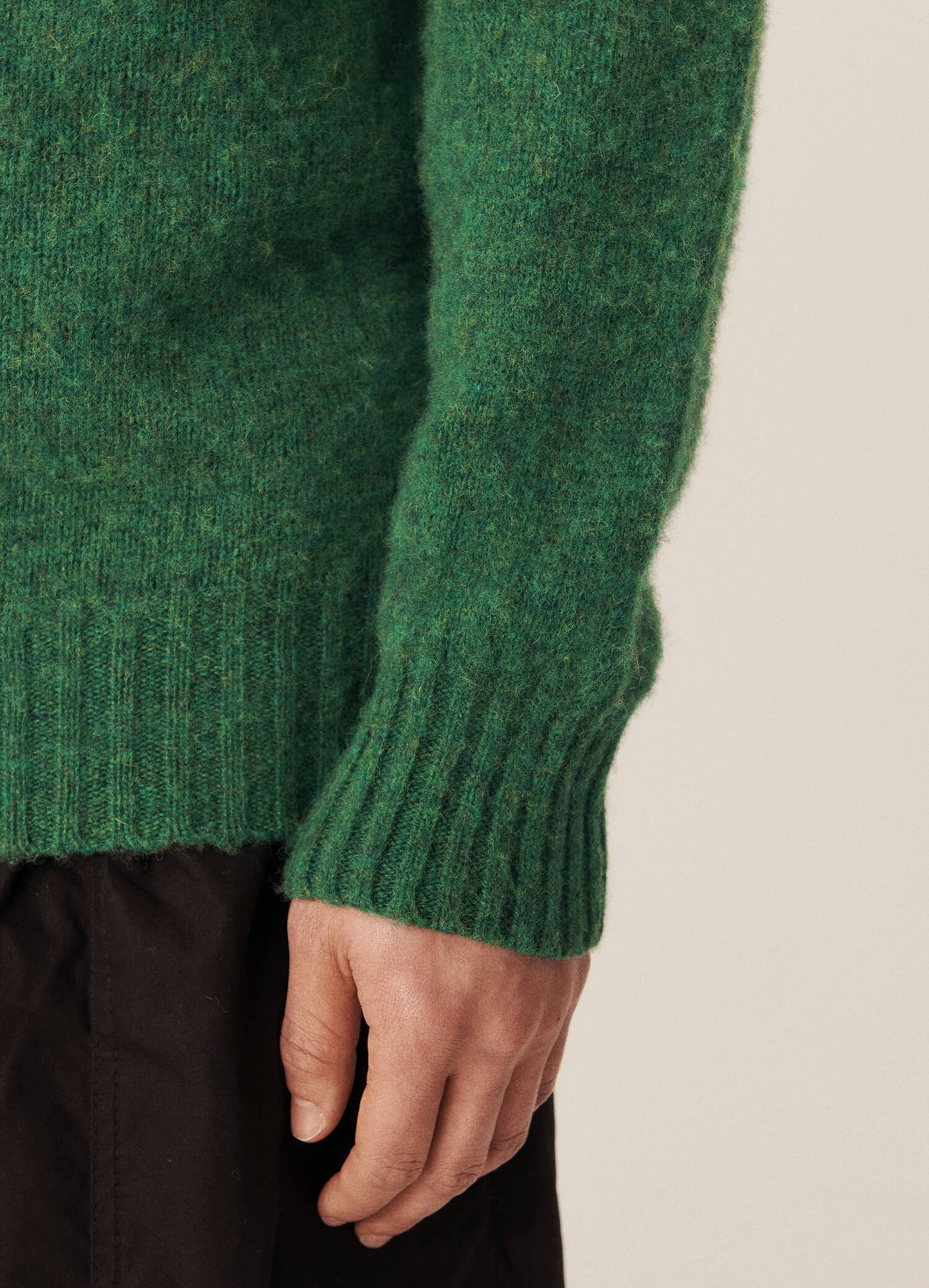 Suedehead Crew Neck Knit - Green