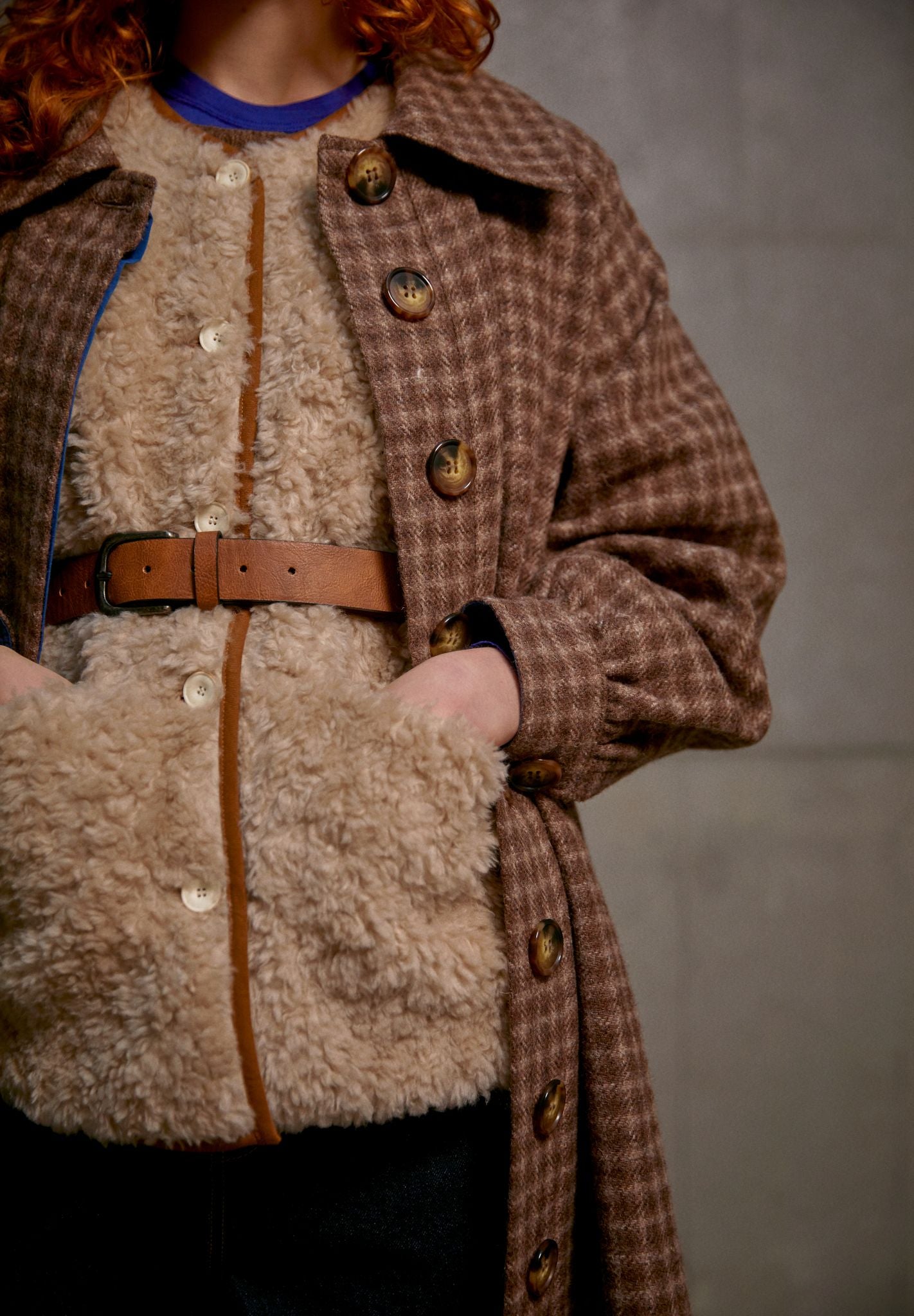 Stevie Vest - Shearling Reversible