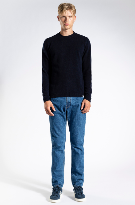 Sigfred Lambswool - Dark Navy