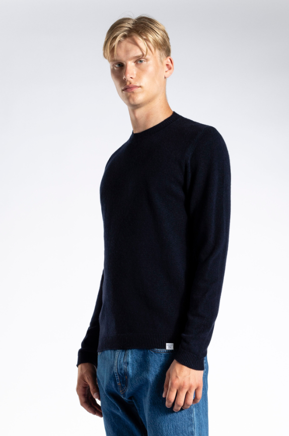 Sigfred Lambswool - Dark Navy