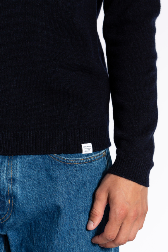 Sigfred Lambswool - Dark Navy