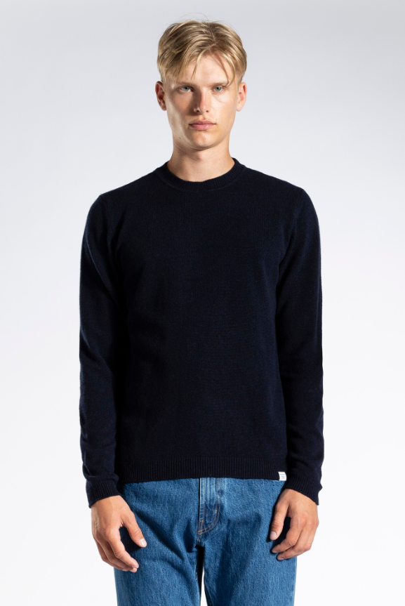 Sigfred Lambswool - Dark Navy