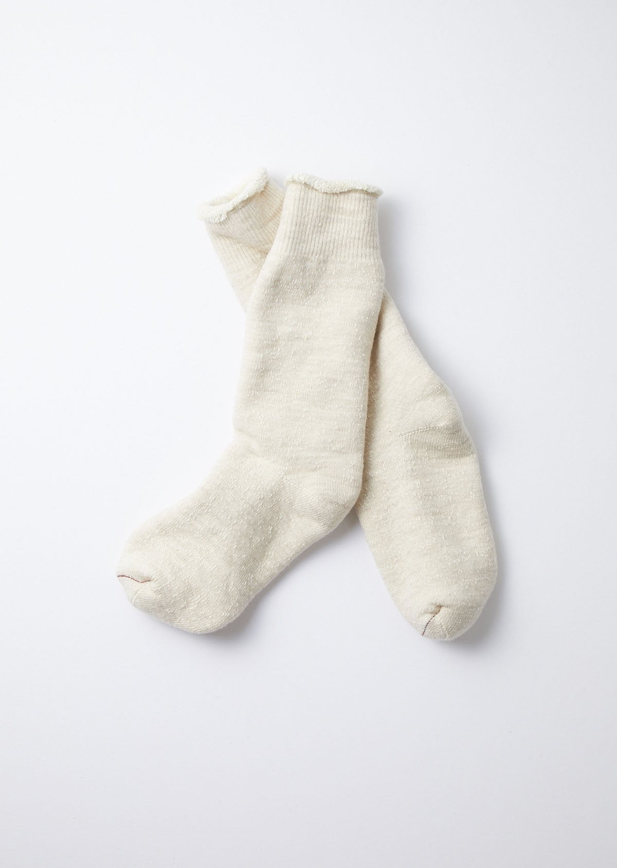 Double Face Crew Socks - Oatmeal - R1001