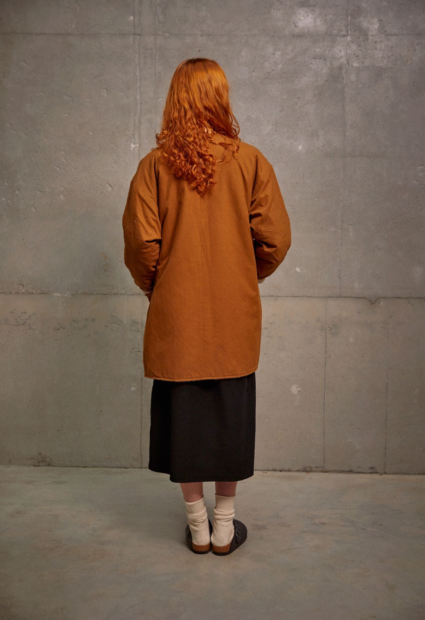 Mona Coat - Tobacco/Natural