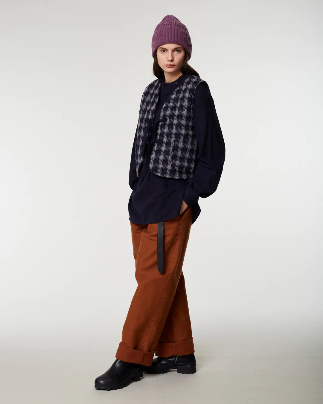 Life Vest - Pied de Poule Blue