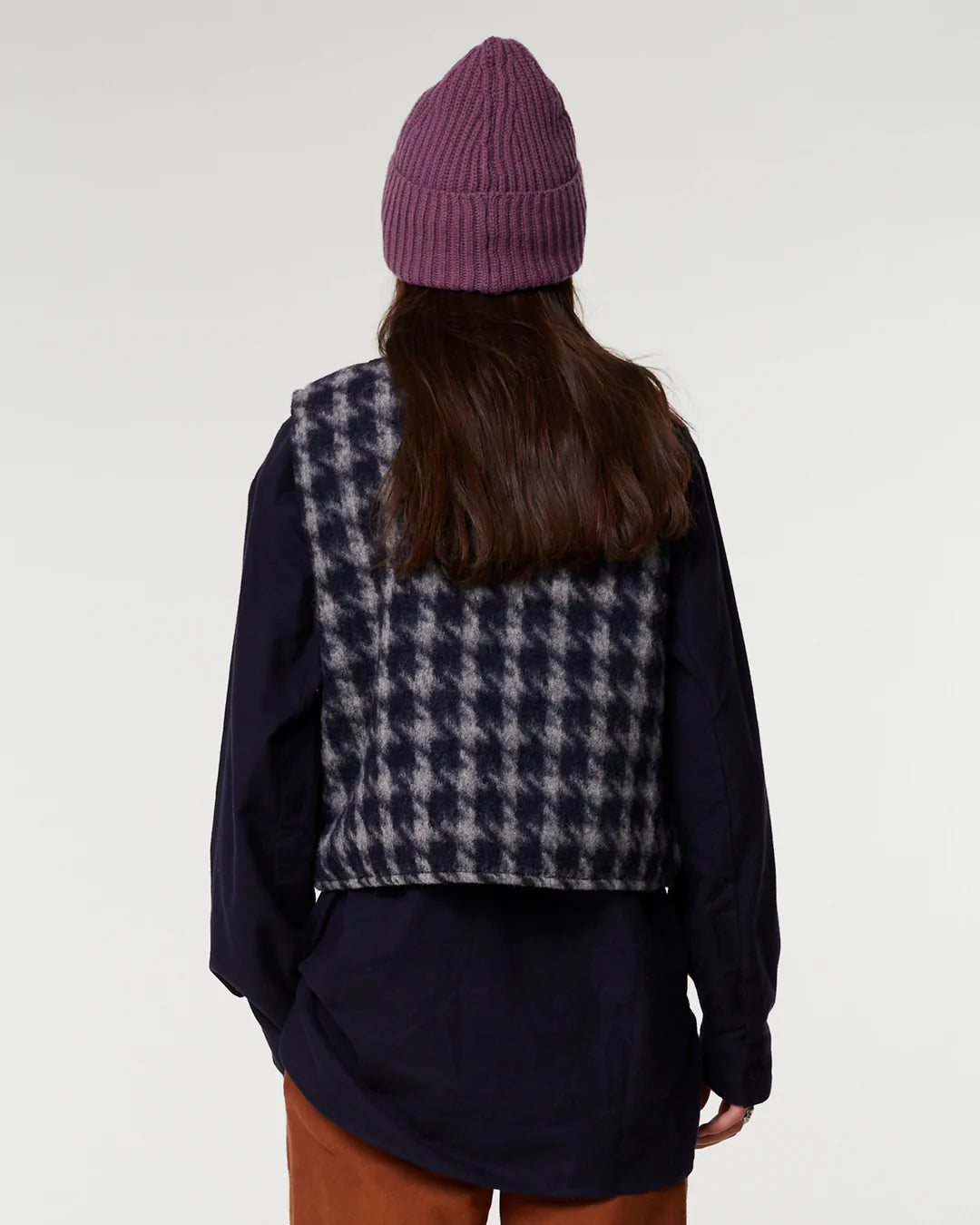 Life Vest - Pied de Poule Blue