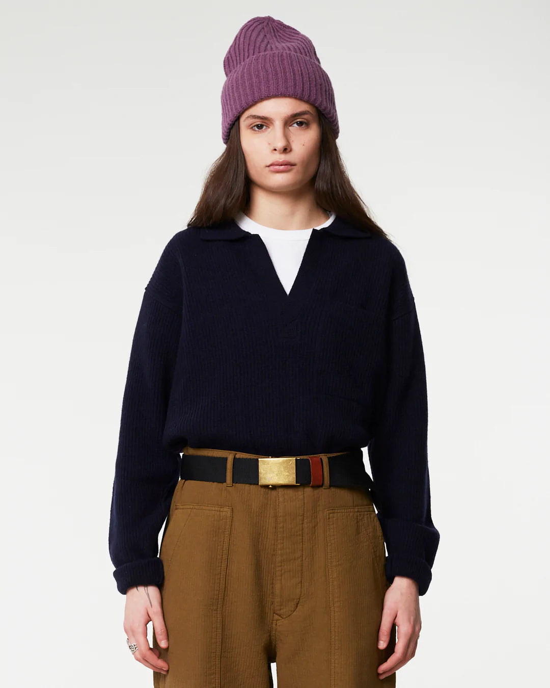 Rugby Sweater - Wool - Navy