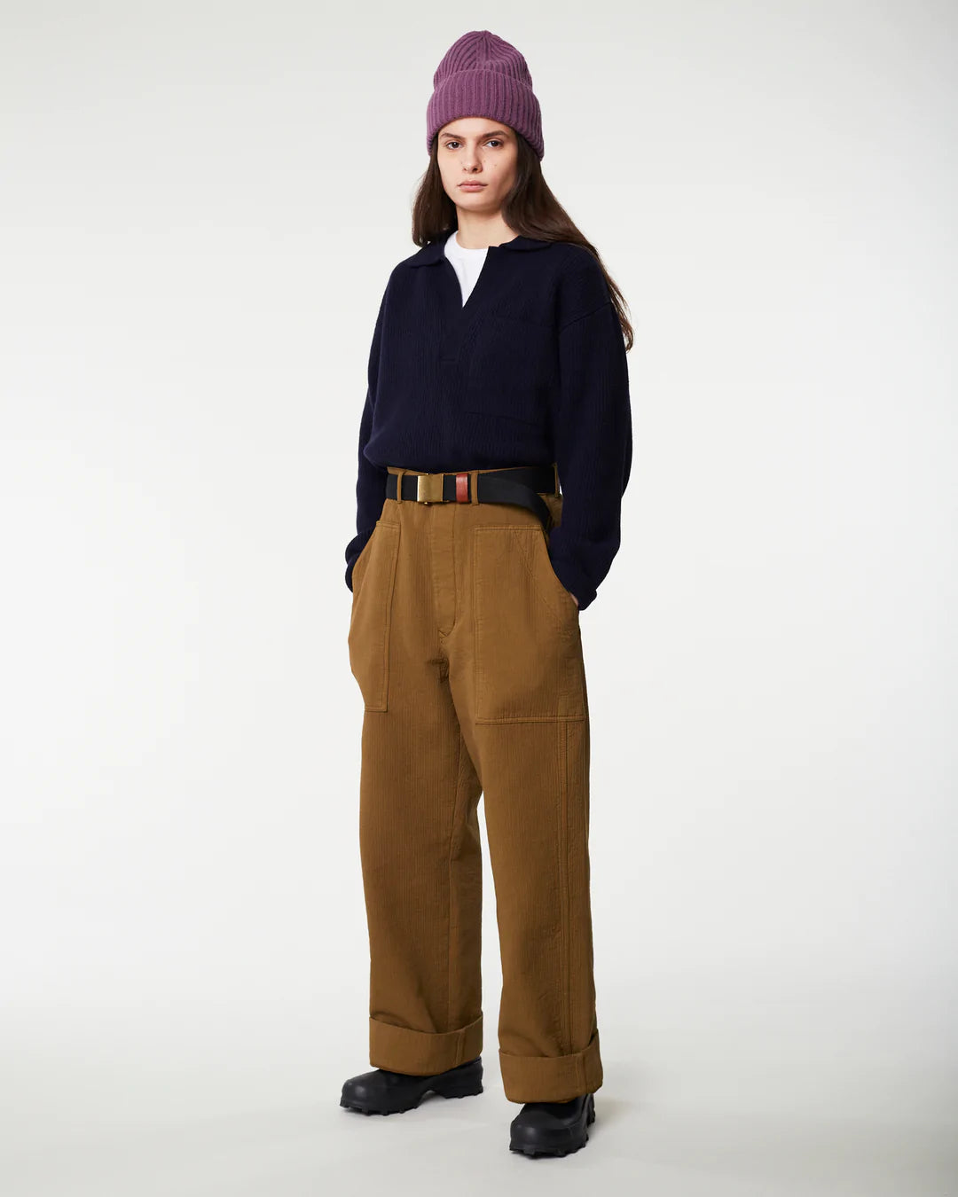 Rugby Sweater - Wool - Navy