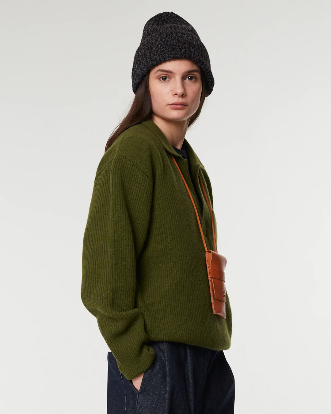 Rugby Sweater - Wool - Lizard (green)