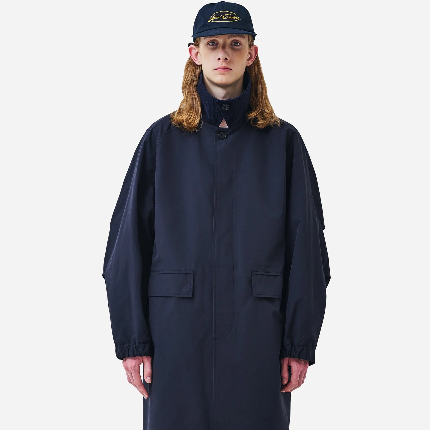 Balmacaan raincoat on sale