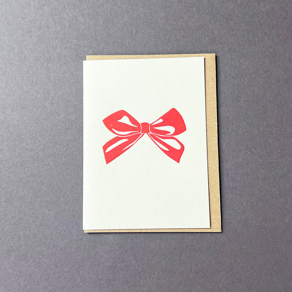 Red Bow Card