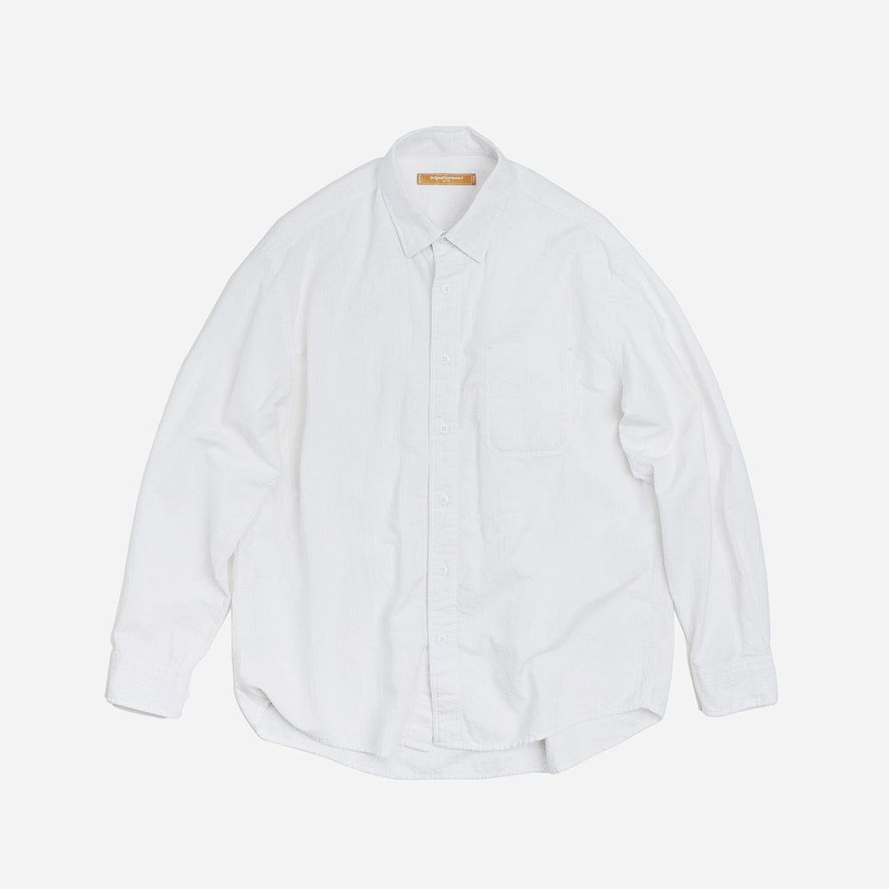 OG Dobby Weave Seersucker Shirt - White