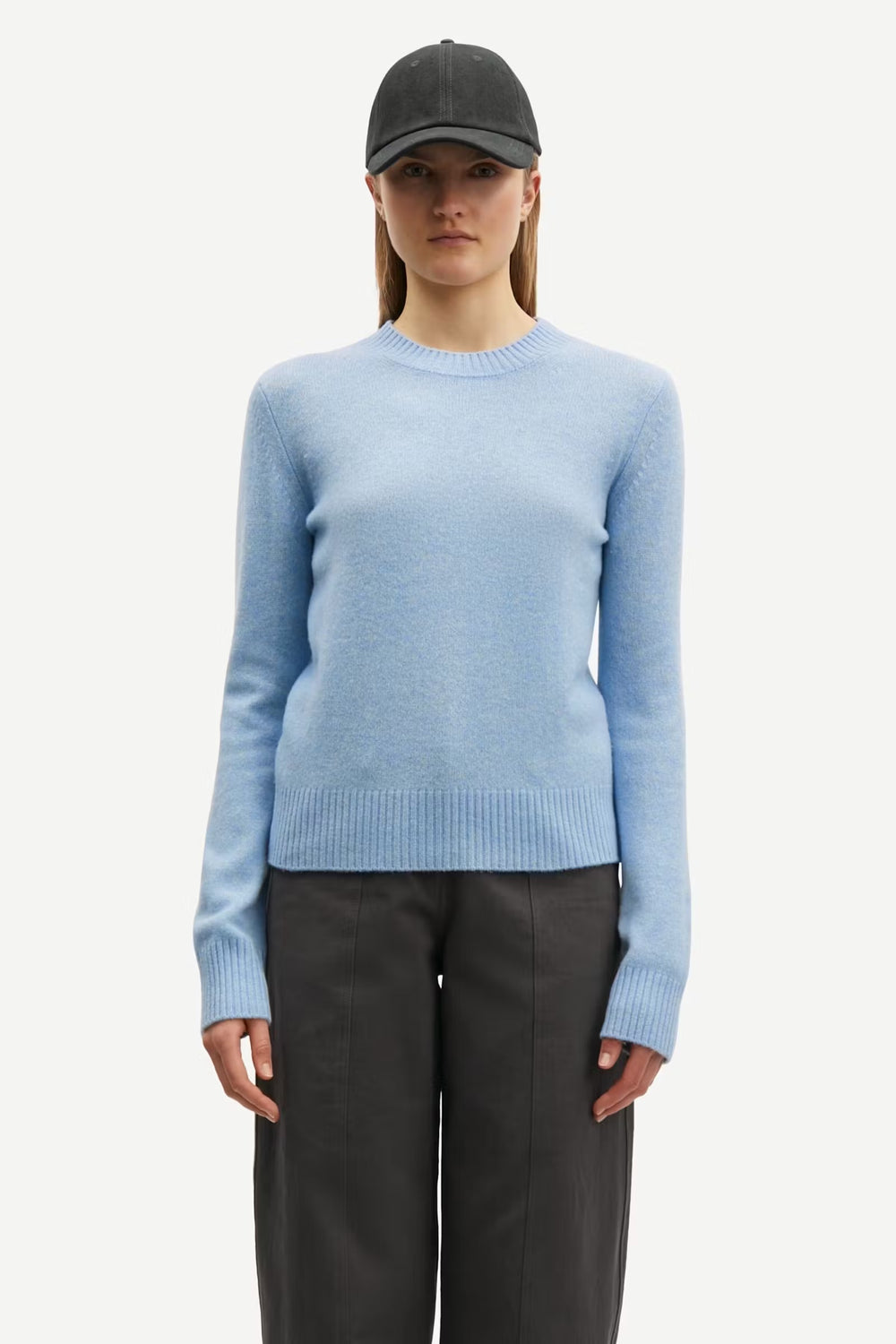 Charlotte Knit Sweater 15010 - Subdued Blue