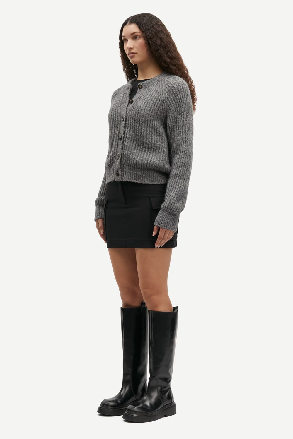 Salayla Cardigan 15009 - Grey Melange