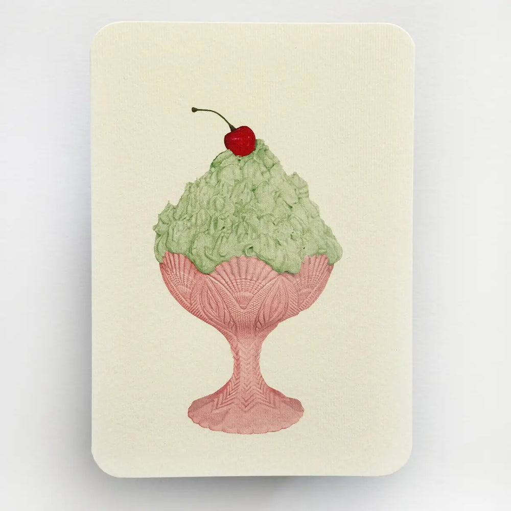 Pistachio Chantilly Cream Greeting Card