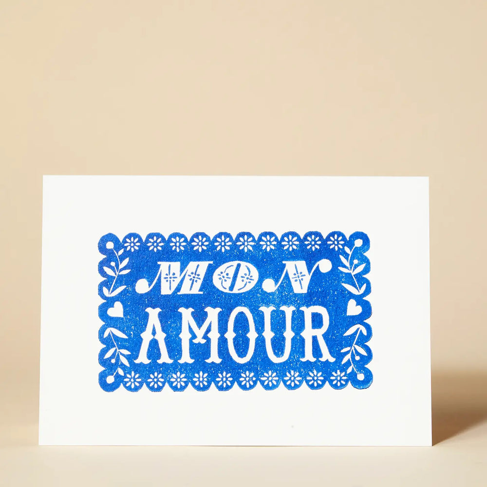 'Mon Amour' Greeting Card