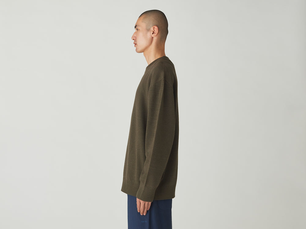 
                  
                    Knit Crewneck - Khaki
                  
                