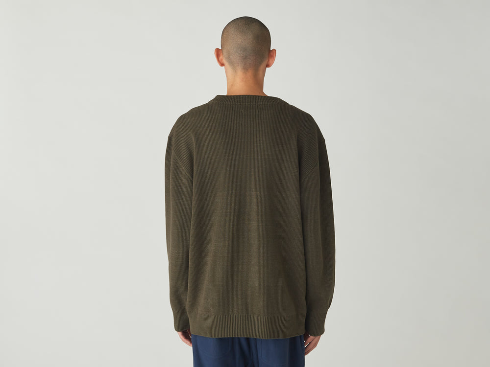 
                  
                    Knit Crewneck - Khaki
                  
                