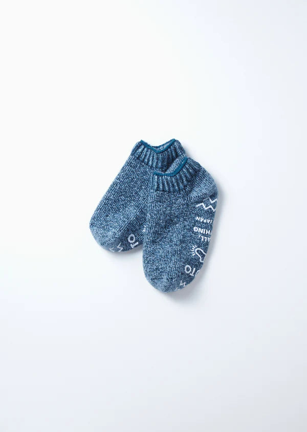 Pile Sock Slipper - Indigo/L.Blue - R1488