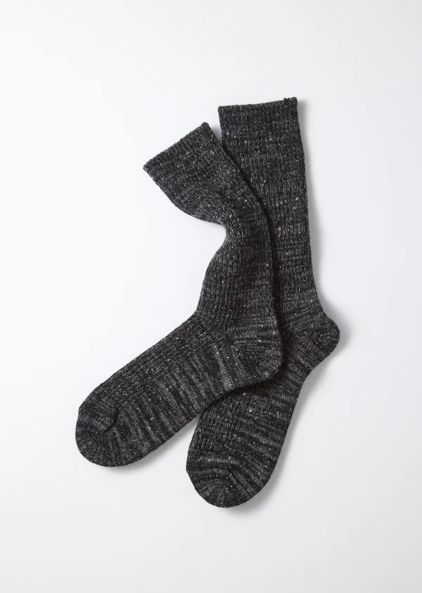 Nep Tweed Marl Socks - Charcoal - R1569