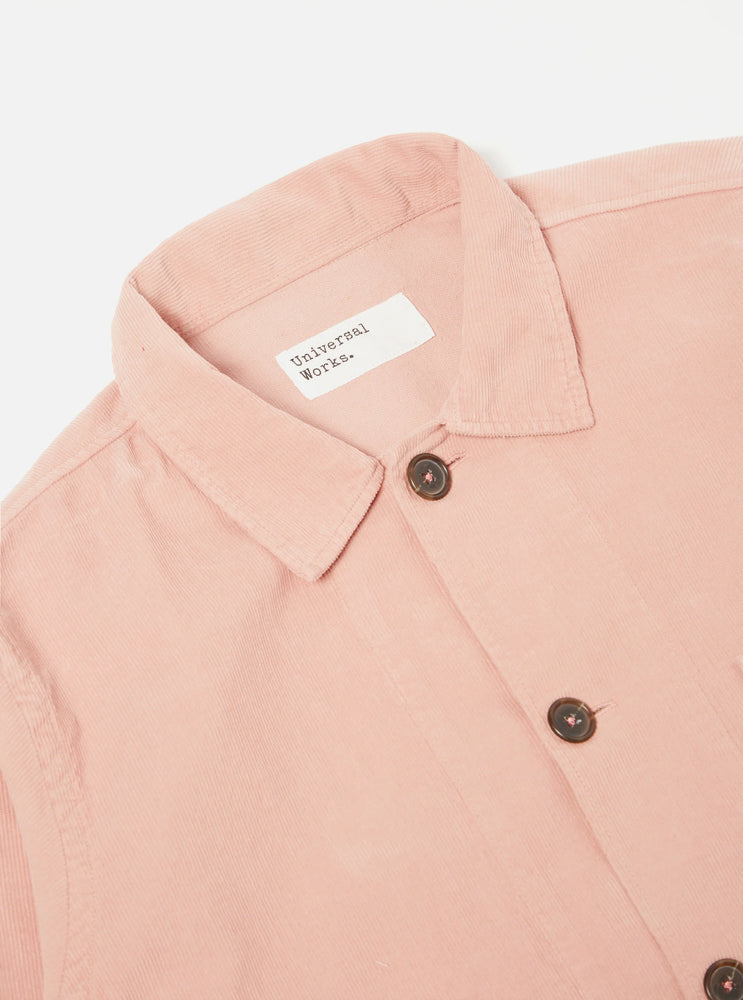 
                  
                    Bakers Overshirt Fine Cord - Pink
                  
                