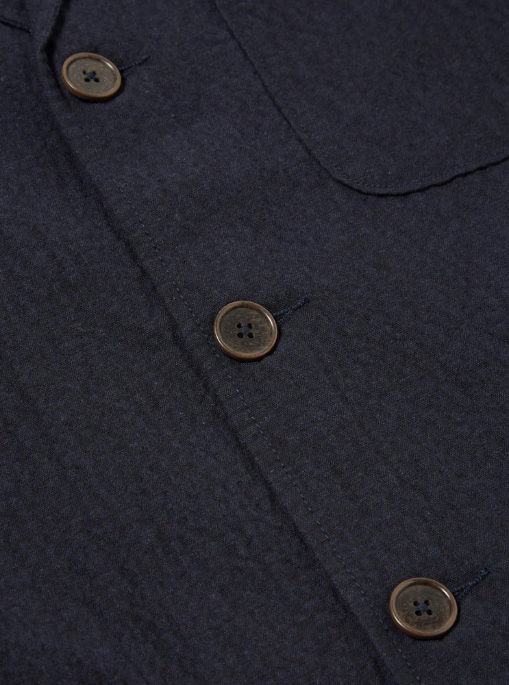 
                  
                    Three Button Jacket - Ospina Cotton - Dark Navy
                  
                