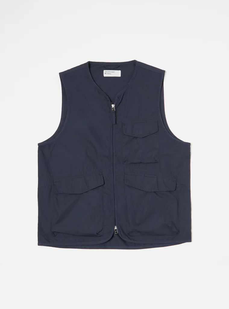 Parachute Liner Gilet - Recycled Poly Tech - Navy