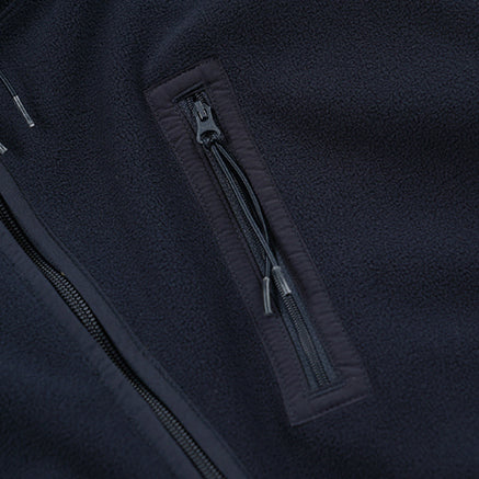 
                  
                    Fleece Zip Up Jacket - Navy
                  
                