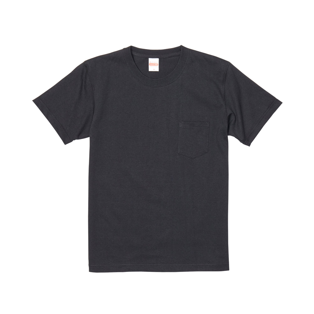 Super Heavy Weight 7.1oz Pocket T-Shirt - Black