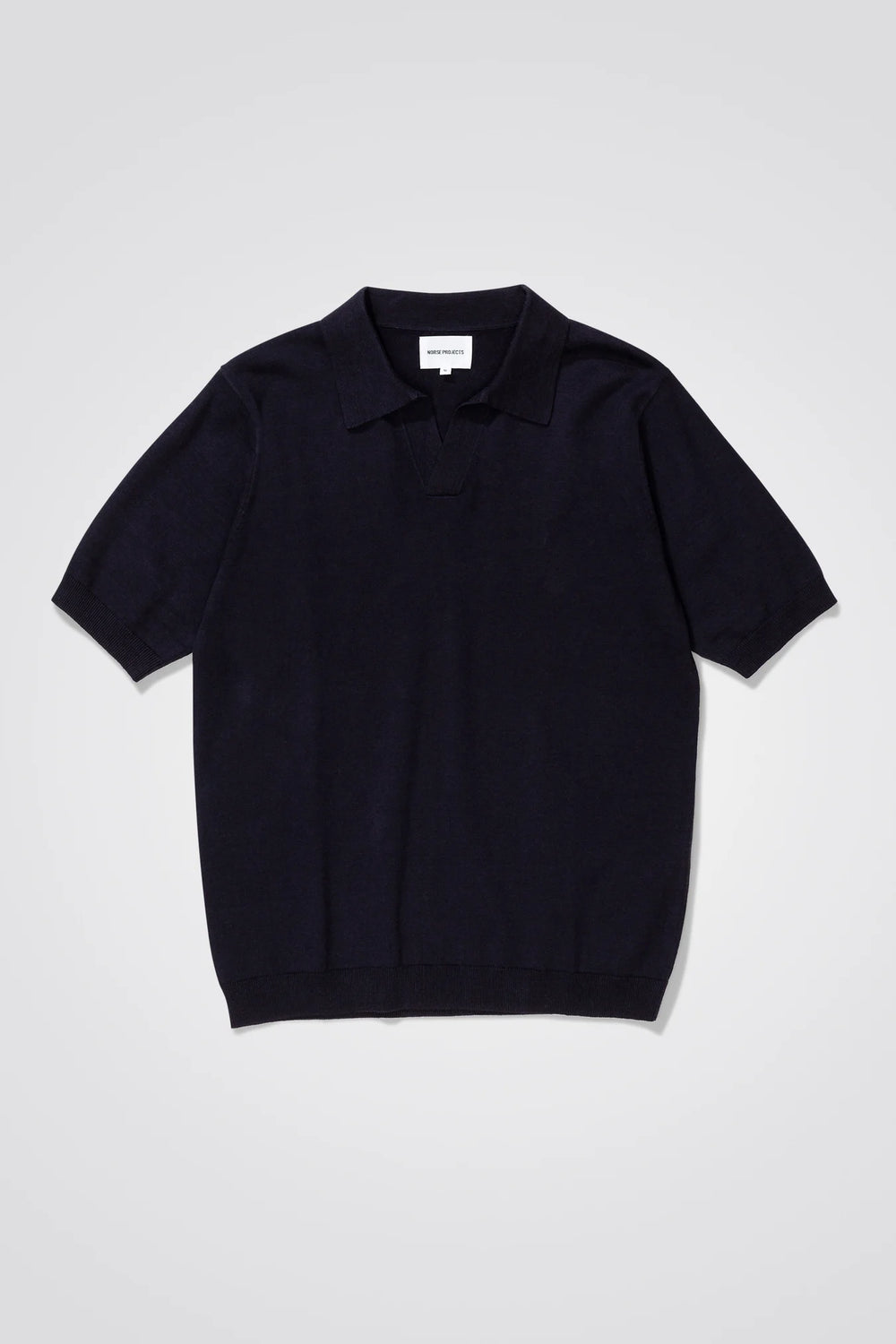 Leif Cotton Linen Polo - Dark Navy